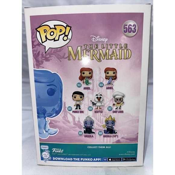 FUNKO Disney Little Mermaid Exclusive POP Ariel Vinyl Figure NEW IN STOCK - Picture 3 of 11
